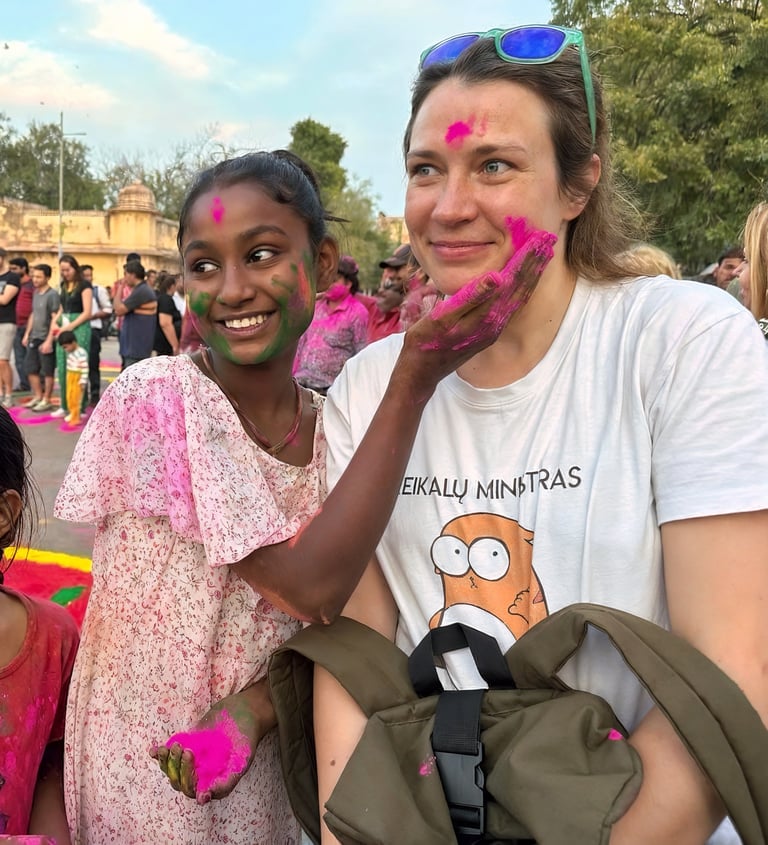 Kelionės į Indiją Travel India Holi