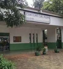 imagem mostra a fachada do cemiterio são pedro vila alpina velar em sao paulo