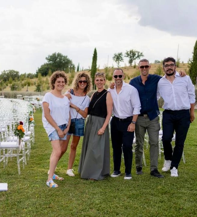 Team at a wedding curated by Francesco Luxury Travels Villas Weddings Honeymoon