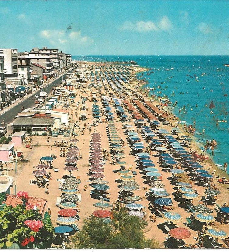Igea Marina anni 70, lungomare Igea Marina