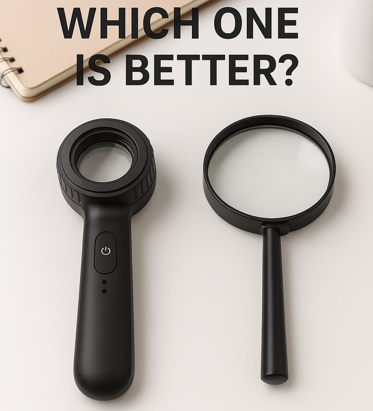 Dermatoscope vs Magnifying Glass