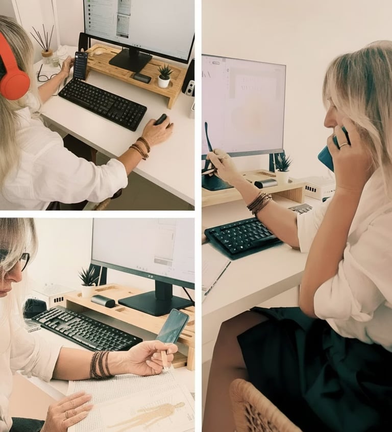 Valeria Angeletti al lavoro: consulenza personalizzata per riequilibrio metabolico online