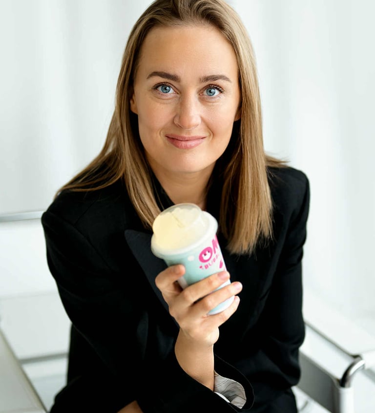 Ieva Jureviciene OMG Bubble tea Kurk Park festivalis