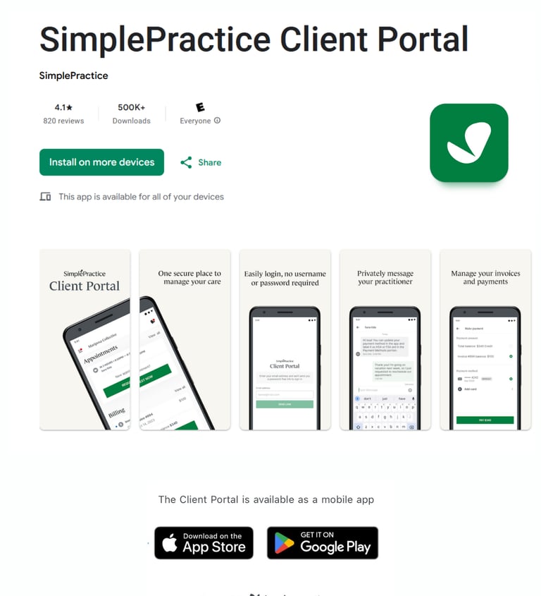 a website page with a number of different apps
