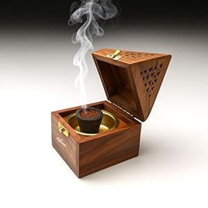 Dhoop Dani (Wooden Incense Holder)