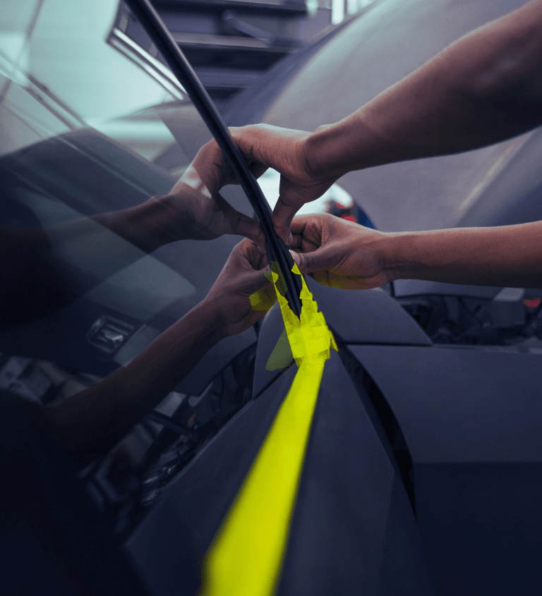 Réparation de vitrage soigné