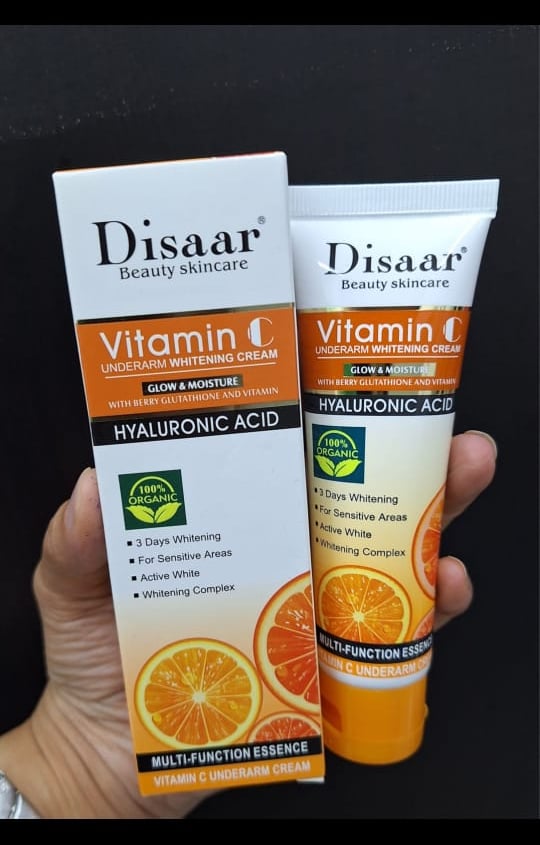 Crema facial Disaar con vitamina C y ácido hialurónico - Echa-multiservicio