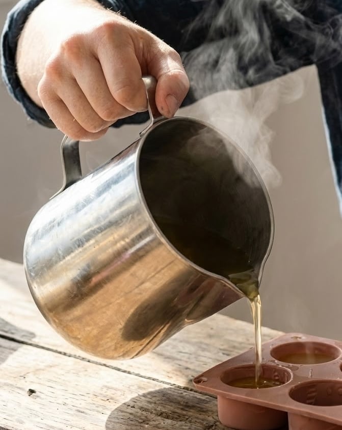 Vela artesanal inspirada en anime hecha a mano