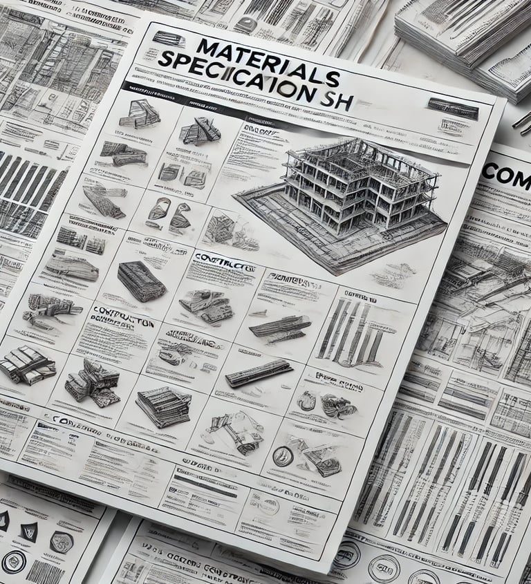 a magazine with a bunch of different types of materials