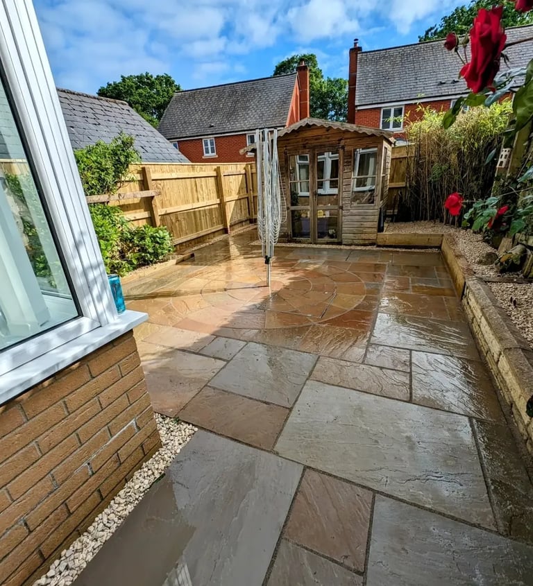 patio landscaping devon