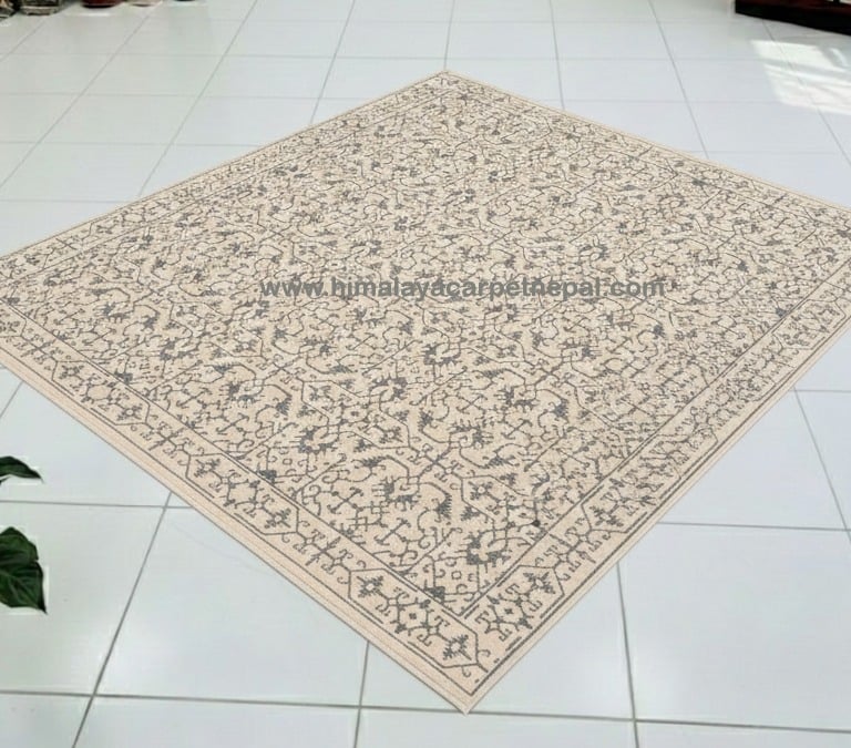 Custom Rugs - Traditional contemporary elegant classic hand-knotted rug with intricate patterns