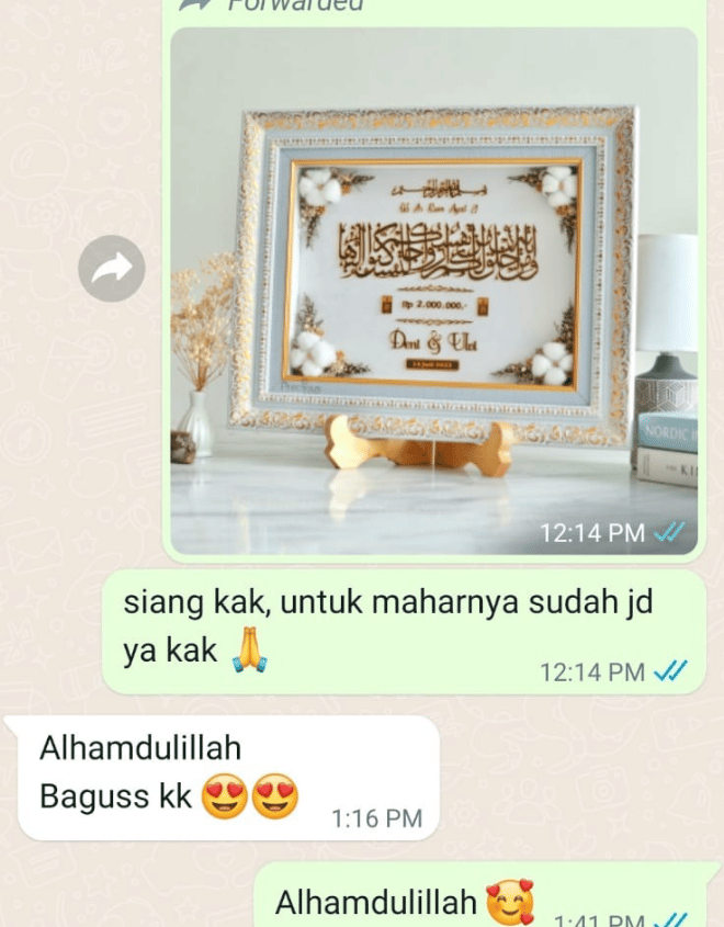 mahar kaligrafi semarang