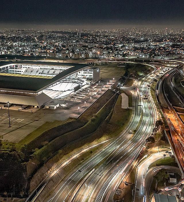 estádio do Corinthians e avenida sport club corinthians paulista