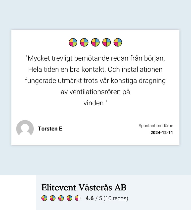 Omdöme från www.reco.se