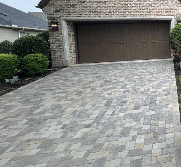 Brick paver driveway sealing