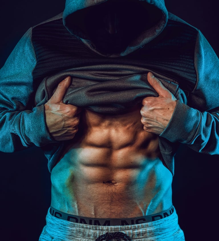 Lean muscular physique healthy lifestyle fitness and nutrition results