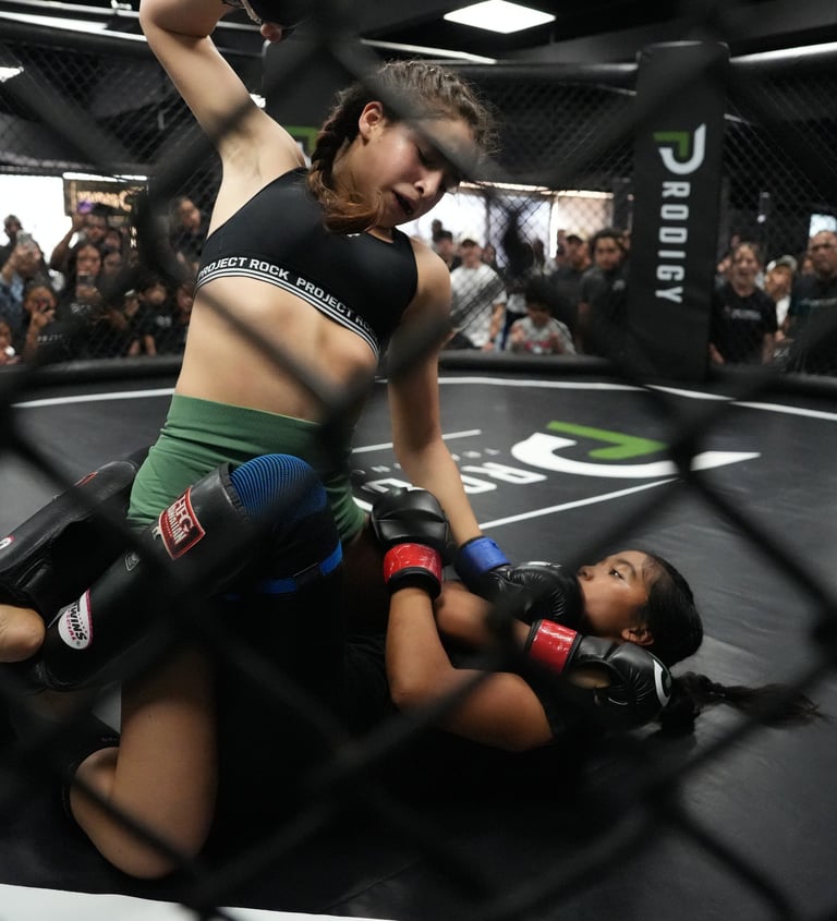 Kids MMA competition team