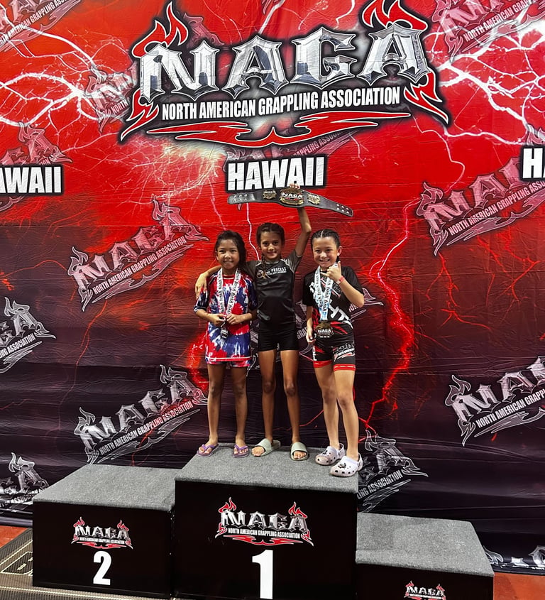 Kids BJJ competition team