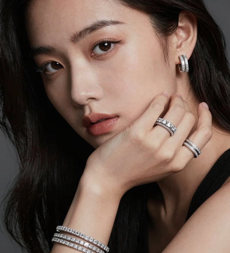 a man riding a skateboard down a street next to tall buildings