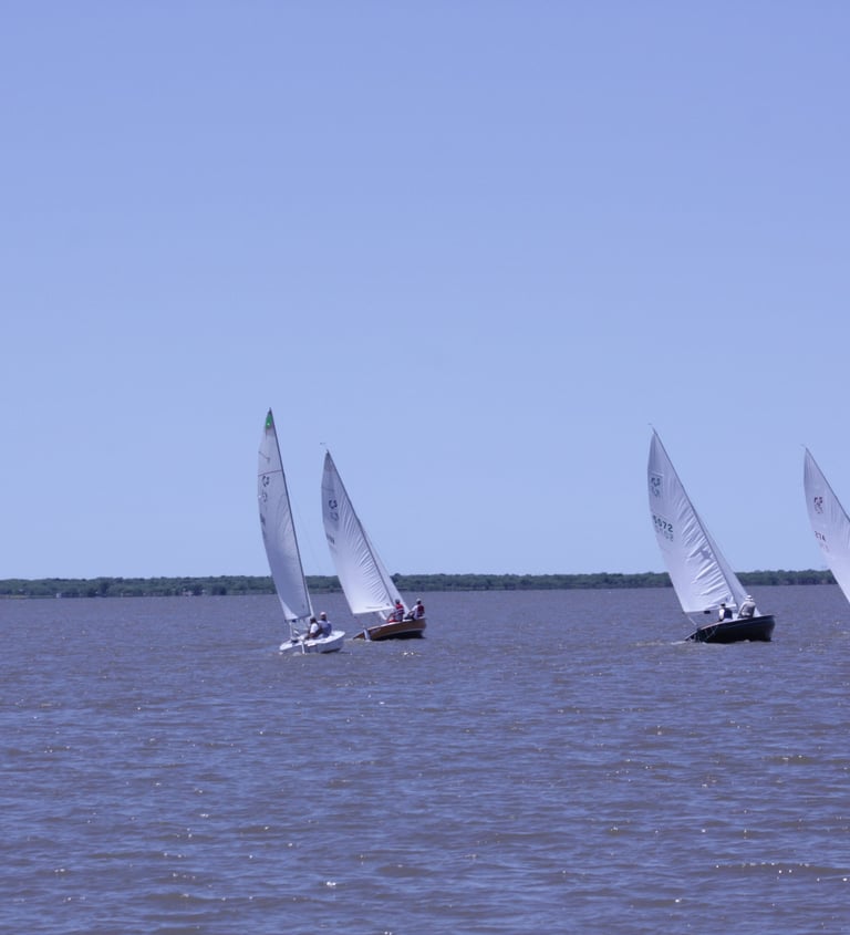 Flying Scot Fleet Racing at Lake Arrowhead, TX