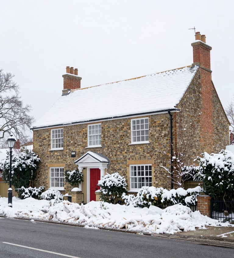 a man riding a skateboard down a street next to tall buildings