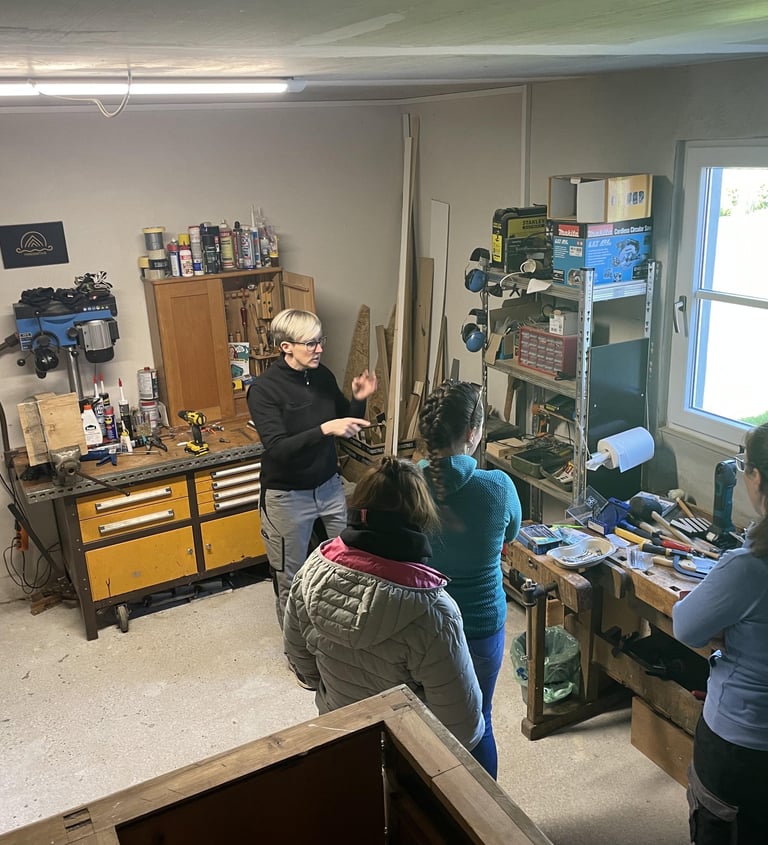 Workshops für Frauen, erklären und machen