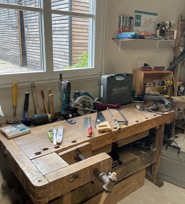 Workshops für Frauen, Werkzeuge