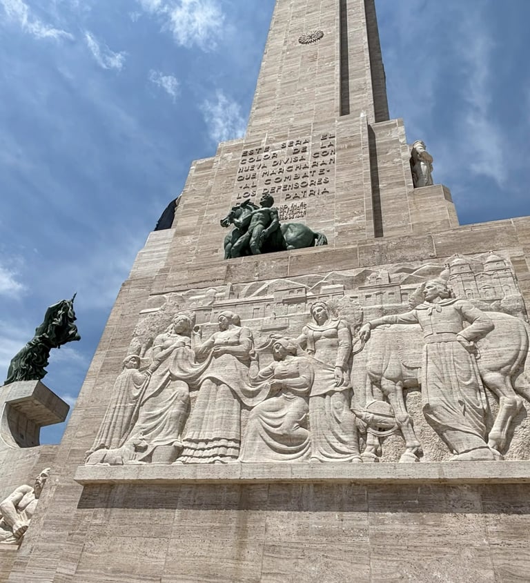 Monumento a la Bandera restaurado por Almapiedra y protegido con nanotecnología Tecnan.