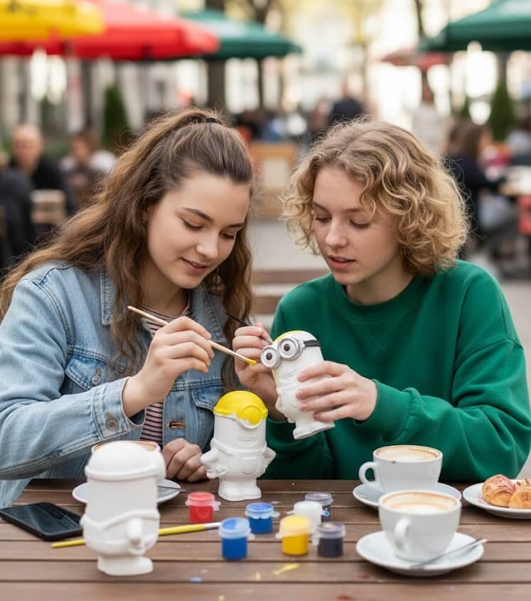 Sip and Paint Statue painting in Cafes in Mumbai