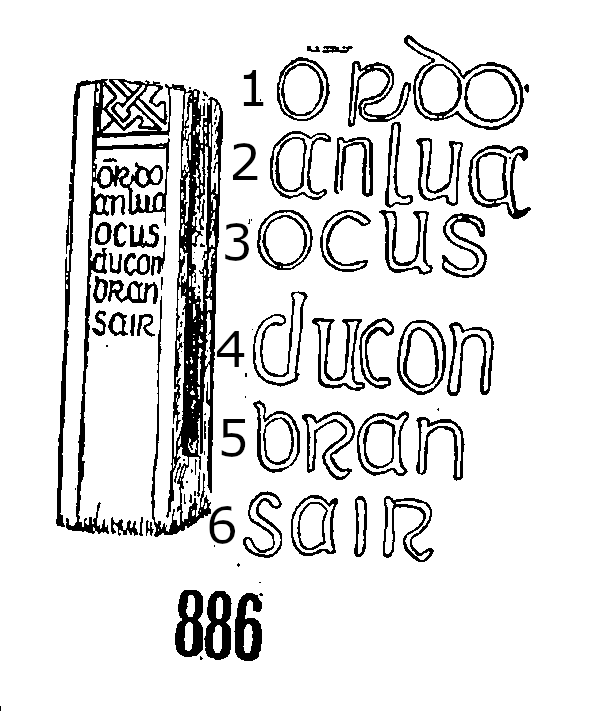 Delgany Runestone 886 - Barony of Rathdown, County Wicklow, Ireland