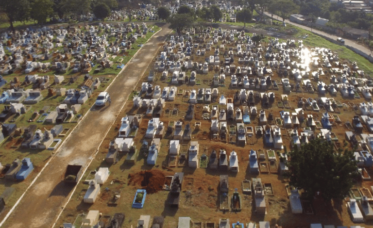 Imagem mostra fachada do cemiterio freguesia do ó velar em são paulo