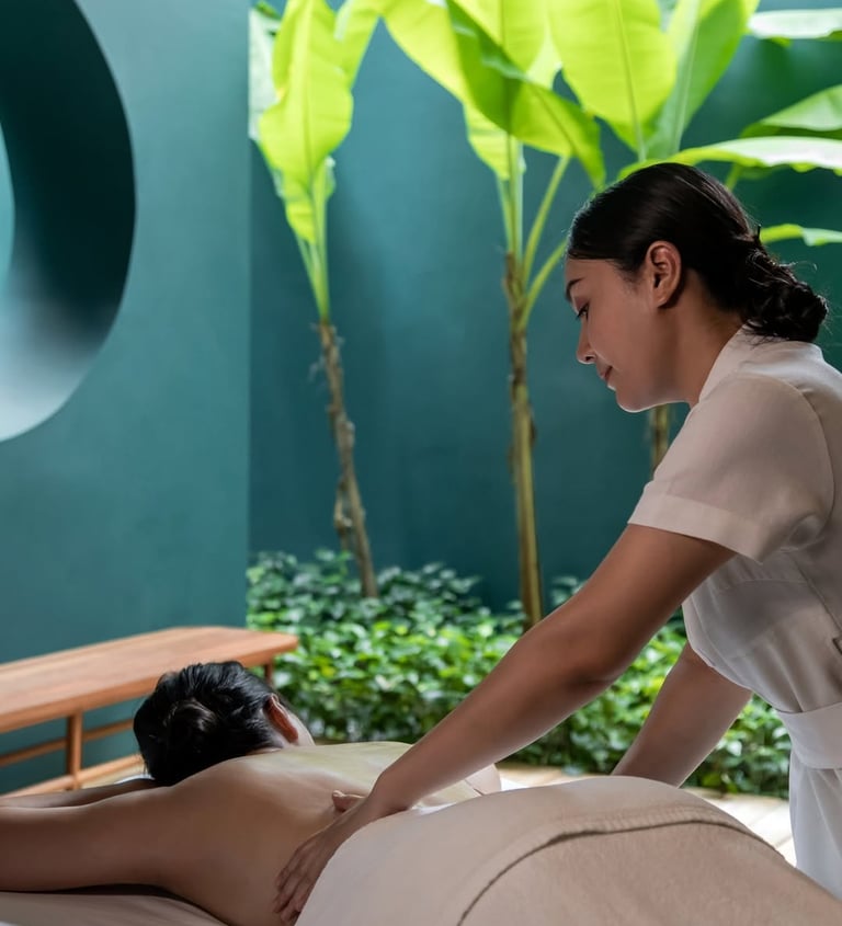 professional massage room in Dubai