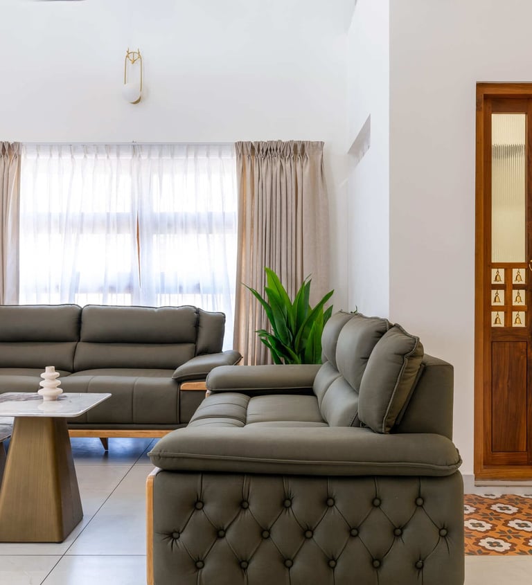 Completed modern residential home by Jack Construction