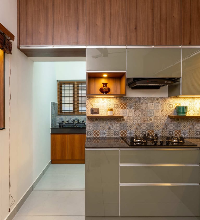 Jack Construction team building a residential house in Trivandrum