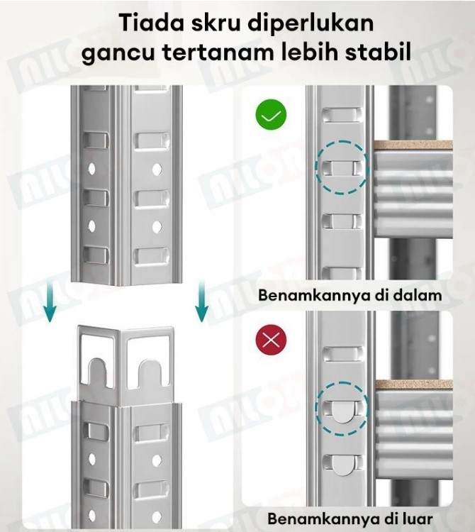 boltless rack easy installation
