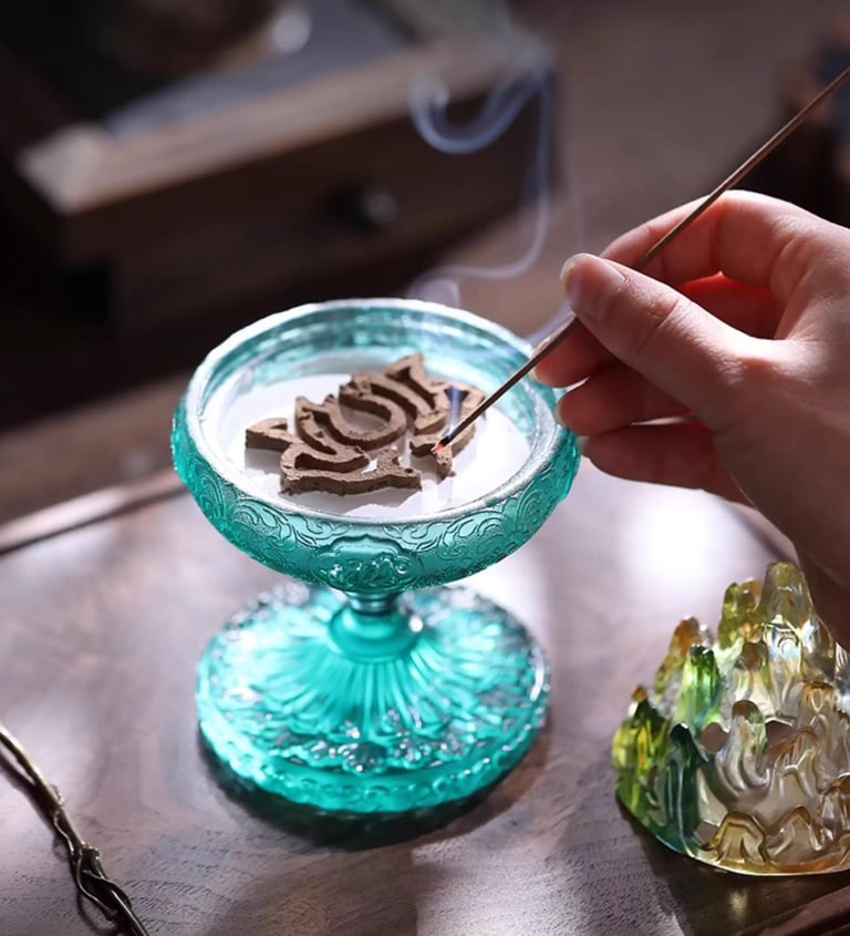 natural incense burning