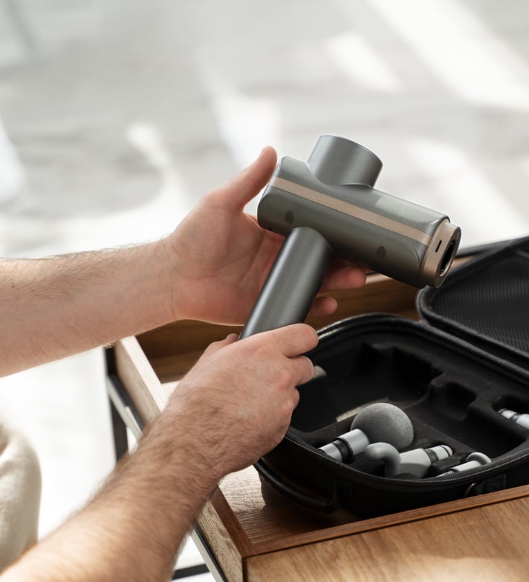 Top-rated massage gun on Amazon, perfect for muscle recovery and relaxation