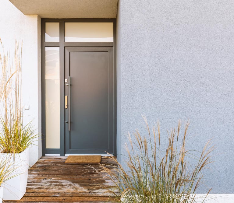 437Porte entree moderne