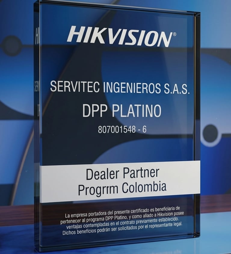Certificación Hikvision DPP Platino en soluciones de seguridad electrónica