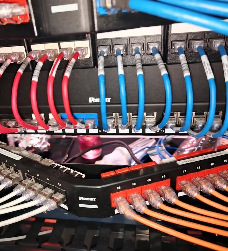 Instalación de cableado estructurado para redes empresariales