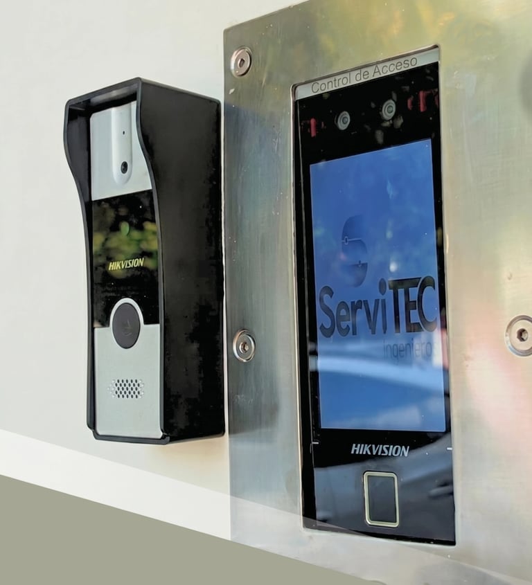 Sistema de control de acceso electrónico para edificios corporativos
