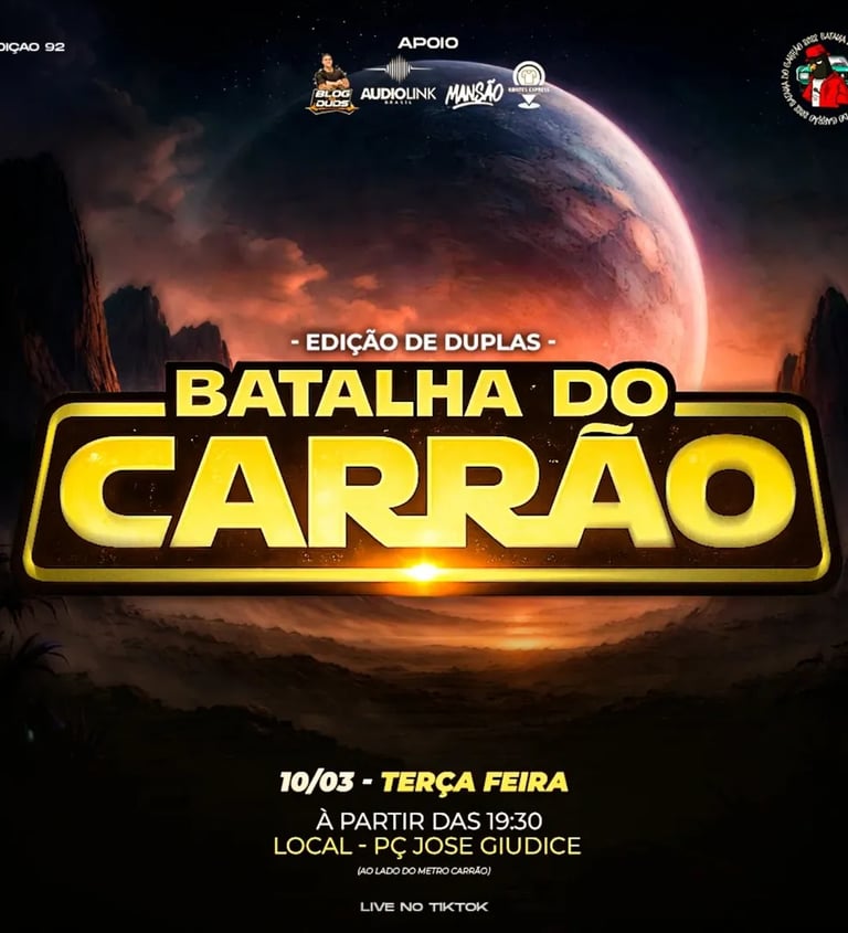 batalha do carrao adiadapara terça