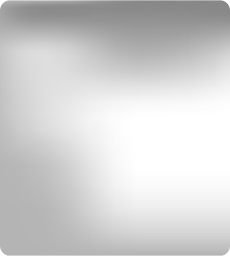 Polished silver background with a smooth metallic gradient texture and rounded corners.