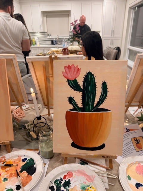 fun paint event, fun team building event in vancouver