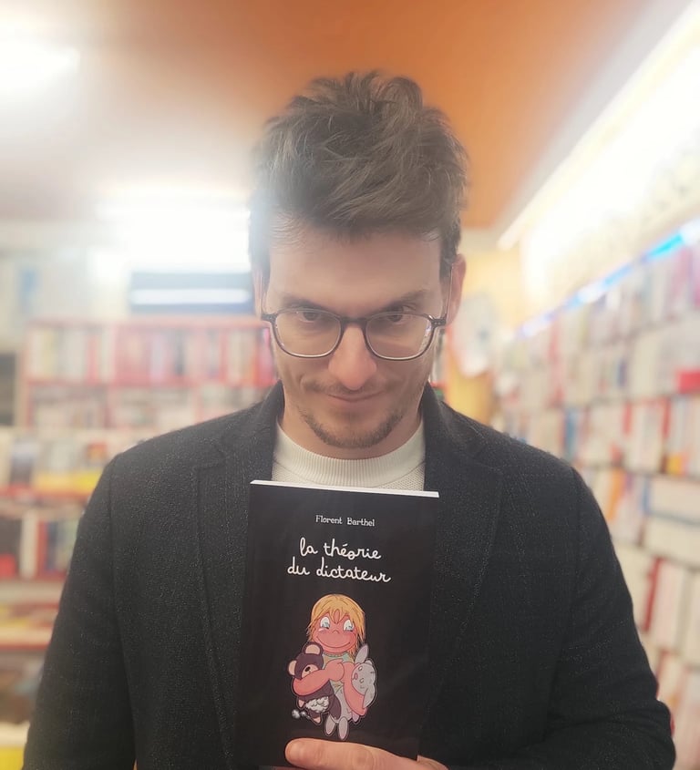 Florent Barthel et son troisième roman.
