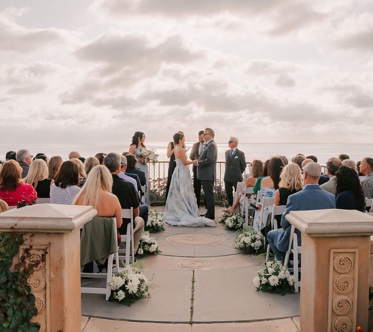 wedding at moonlight beach overlook, encinitas