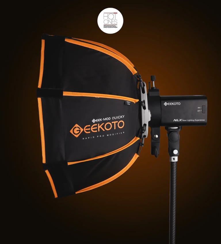 softbox autodesplegable geekoto