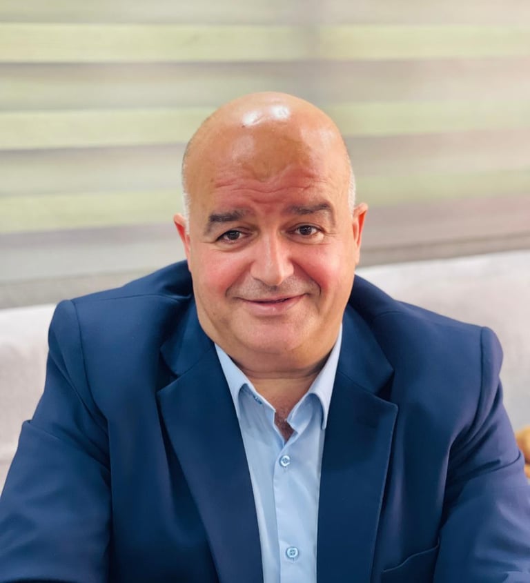 A portrait of trainer Dr. Ahmad Abdel Kareem Shoqran