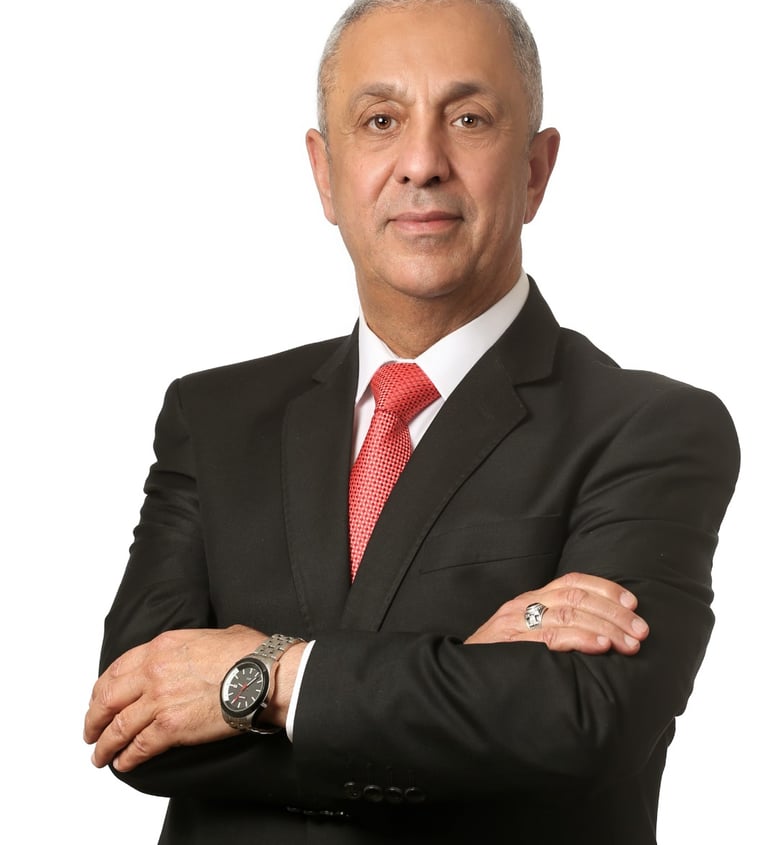 A portrait of trainer Amjad Omar Attia 