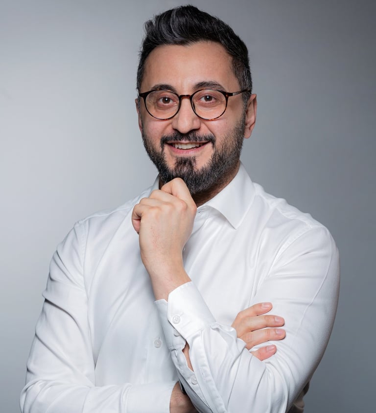 A portrait of trainer Darav Taha